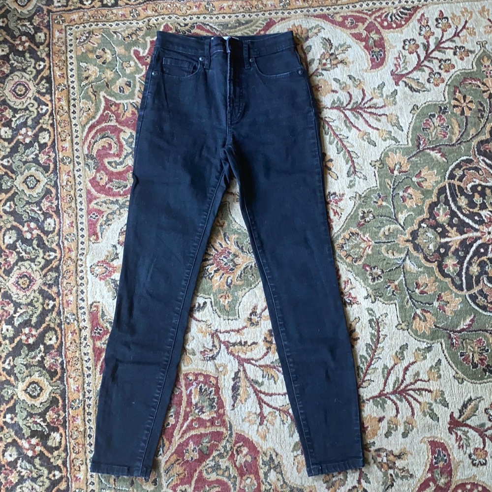 Everlane high rise black jeans